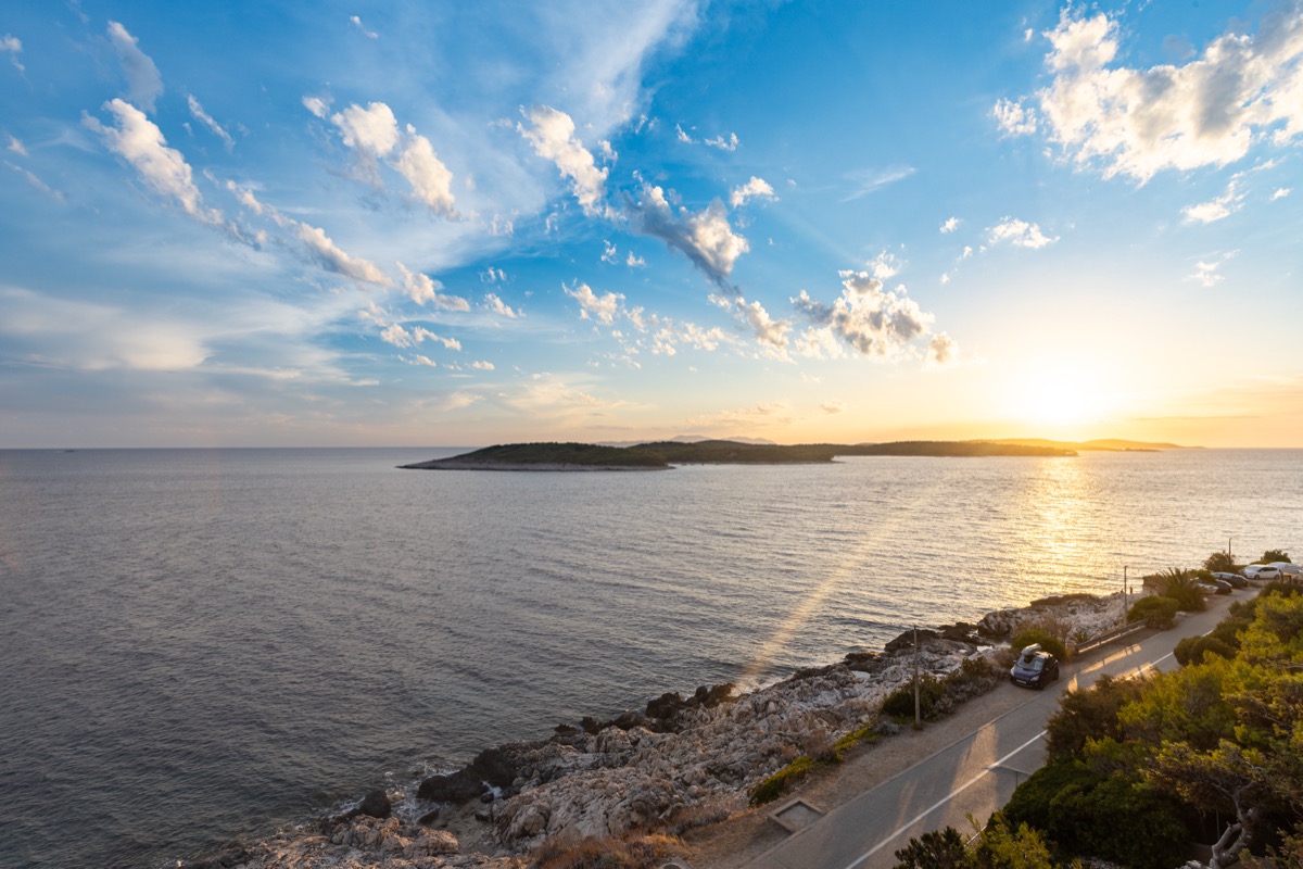 Sunset over the Adriatic